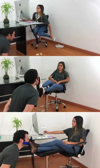 【欧美女王】女神办公室调奴