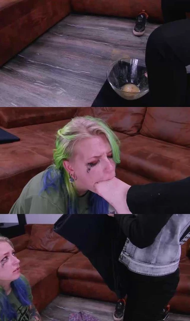 【欧美女王】EX 银发女主调教新女奴2 疯狂的深喉 眼睛都睁不开