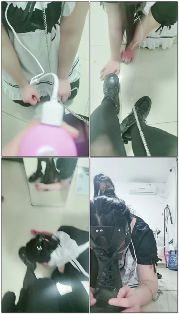 【璃茉老师】强制高半年短靴除味强制短靴食物