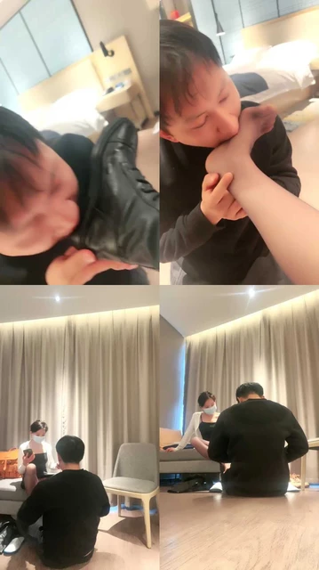 【小原妈妈s】一个月的锁狗被玩新鲜圣水黑丝裸足深侯到吐踩踏狂扇耳光