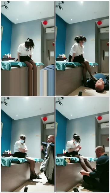 【西北傻子】TJ足疗店女神圣水泡面女神