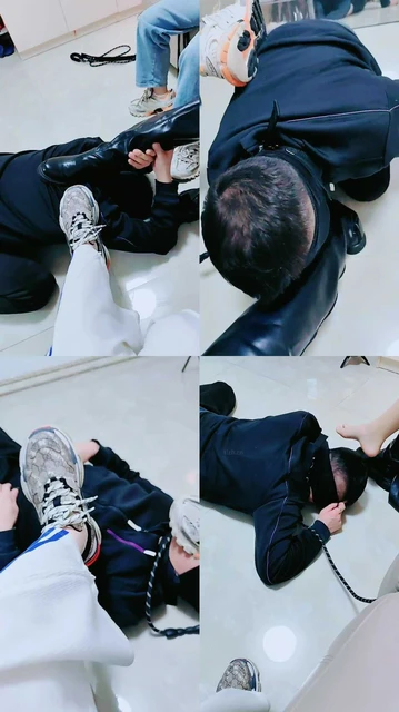 【文文文】3S素人-藤条抽/清理鞋底/骑转胯/碾狗头【四视角版】