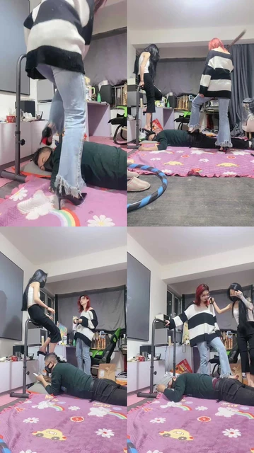 【冰诺】双S-高跟全体重踩踏【上】