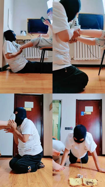 【萌宝儿】抽耳光/脏鞋踩踏/脚下喂食/清理鞋底/船袜塞嘴