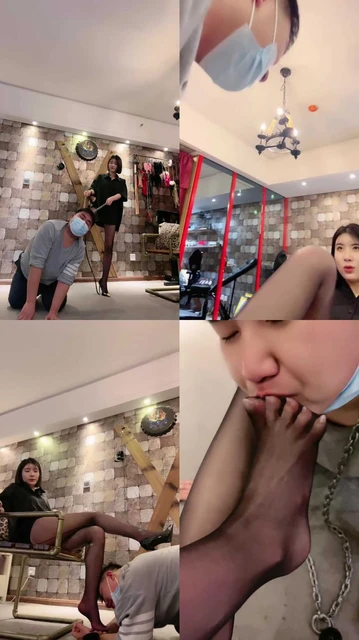 【简一】十字架固定踢打鞭打