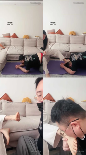 【埋汰】骑狗背/酸臭玉足蹂躏家奴