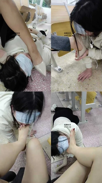 【爱可】教室调教新母狗