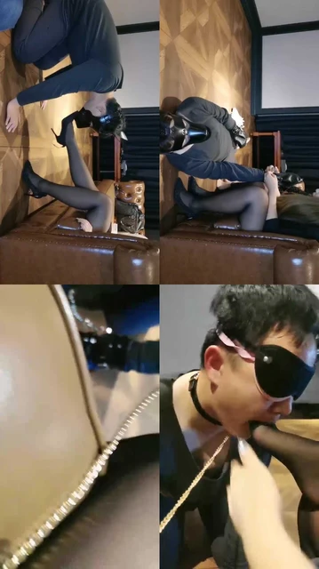 【美娜情侣】原味黑丝脚辱绿帽