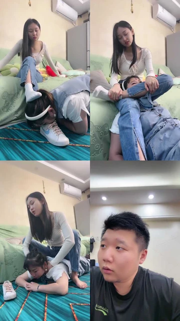 【素人星探】母畜-原味白袜运动鞋气味羞辱/转胯踩踏