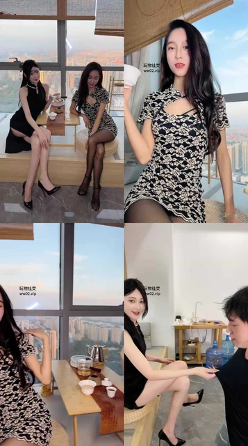 【艾琳175/木木】茶室丝足诱惑泡茶【双视角】