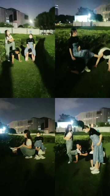 【甘露S】双S-双奴-深夜户外-骑马/舔脏鞋臭袜/踩踏【双视角版】