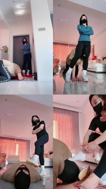 【冷颜】家奴跪着等主人健身回家