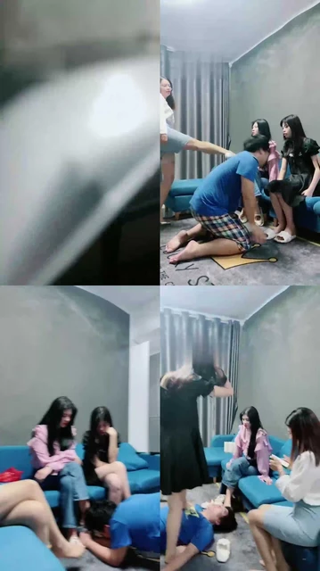 【狗哥】几个素人小妹脚底蹂躏