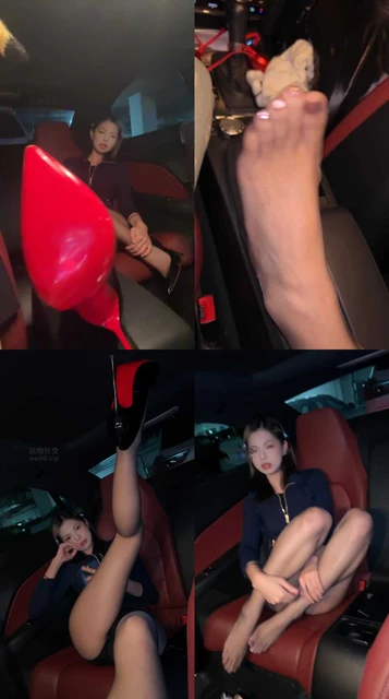 【04情侣主】沉浸式-车内调-黑丝高跟诱惑虐