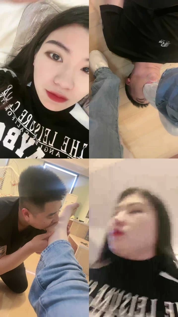 【诺诺子】强制舔脏小白鞋-嘴洗圣水棉袜