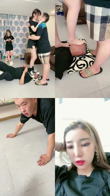 【领主老大】情侣主脚下绿帽狗