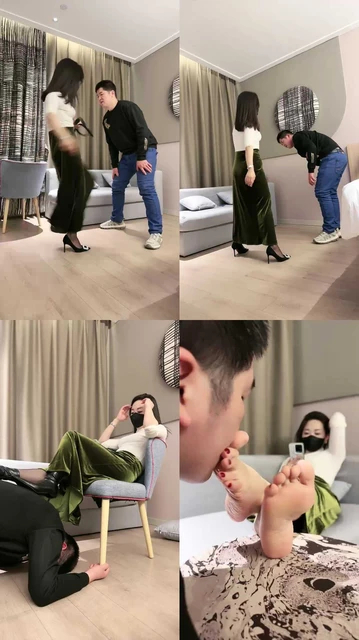 【辣姐】御姐S-高跟连环踢裆/抽耳光/揪耳朵/捆绑重度鞭打