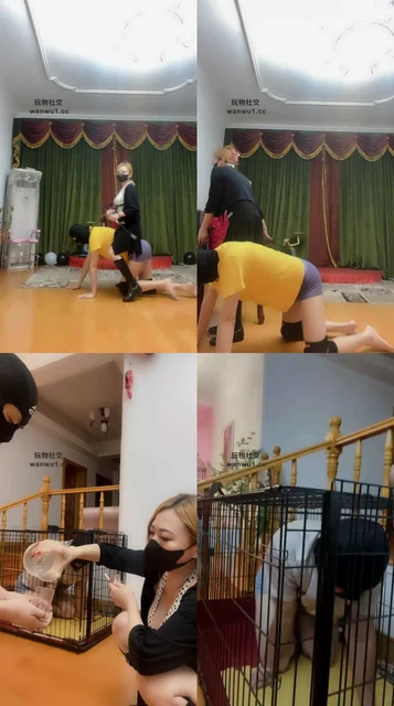 【魔鬼天使】骑马鞭打驯化/关狗笼/赏赐圣水/强制闻白袜