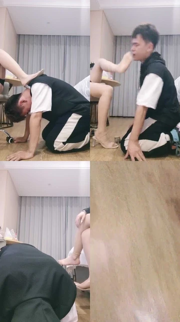 【七大小姐】强制狗喝圣水/闻舔原味裸足