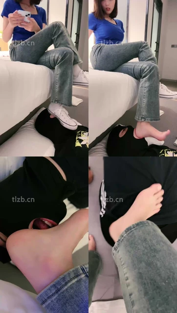 【娇娇】小白鞋白袜踩脚垫/近距离舔