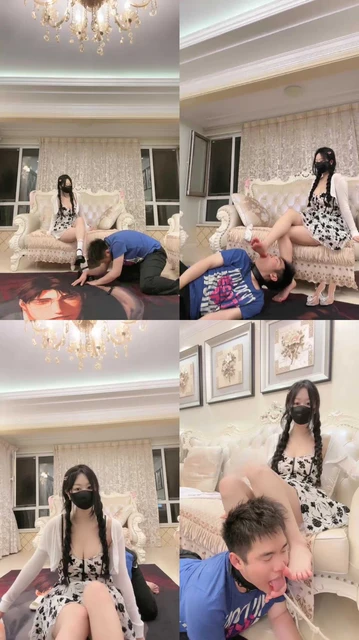 【桃幼幼】惩罚口嗨狗-暴打踢踹/脚插嘴/喝圣水