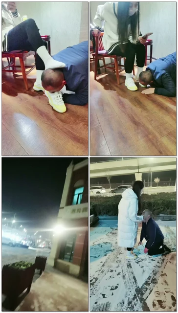 【西北傻子】学生木兰茶楼户外雪地玩傻子