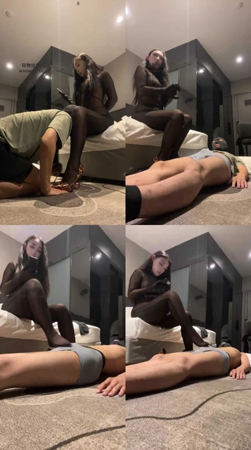 【AIU】性感女神黑丝高跟踩虐