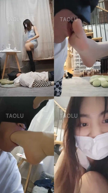 【丫丫】踩踏跺头/舔麻舌头