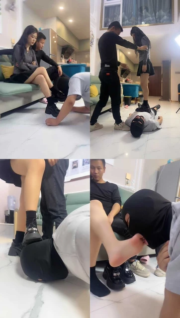 【阿昆】绿帽场-老婆带情人回家-转胯/灌圣水/吃口水/脚插嘴