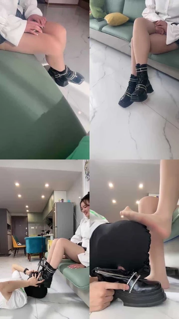 【狗哥】开发应聘小姐姐做S-鞋子踩脸/舔原味肉丝脚