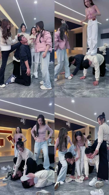 【麋鹿银儿】4S爆踹耳光踩头脖子/原味羞辱