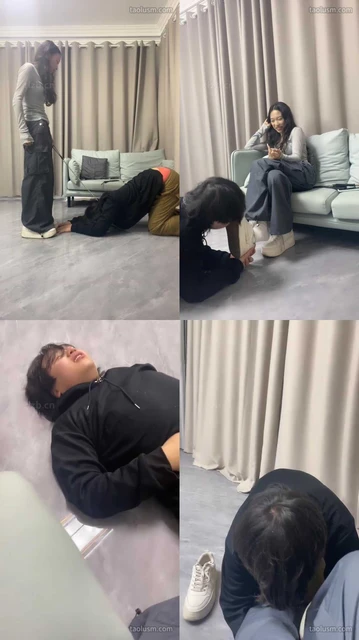 【素人挖掘机】运动女神S-重度暴打/转胯/白袜白鞋闻舔踩踏