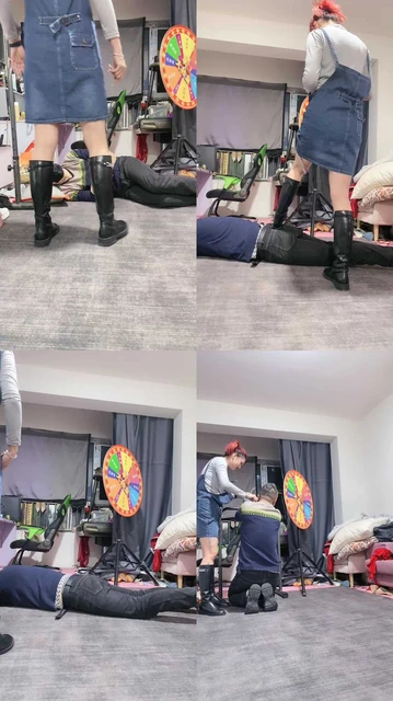 【冰诺】捆绑老狗/长靴全体重踩踏