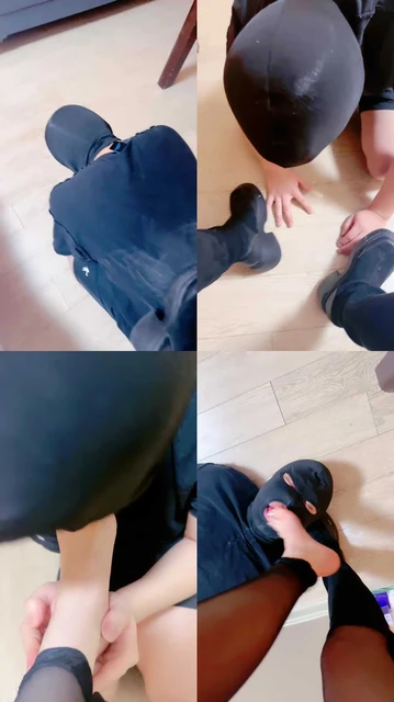 【奶罐】皮带鞭打/长靴踩虐/清理脏鞋底/脚喂牛奶/脚插嘴