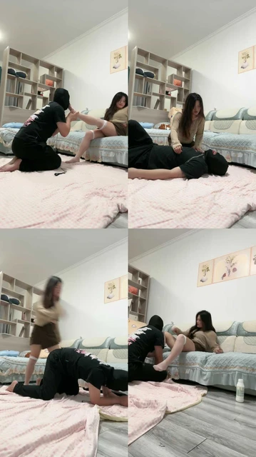 【子熙大人】白丝恋足舔/喂口水/坐脸窒息/掐乳转胯