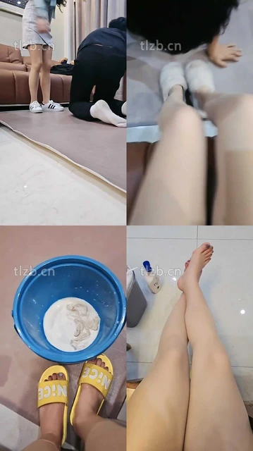 【嘉妮】贝壳头肉丝脚踩虐/伺候沐足