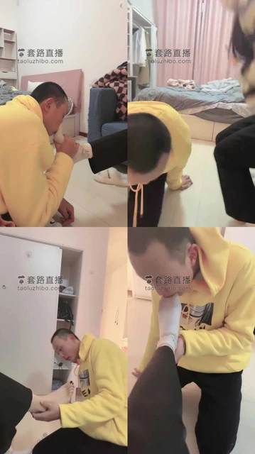 【贝儿】逛街后臭脚蹂躏