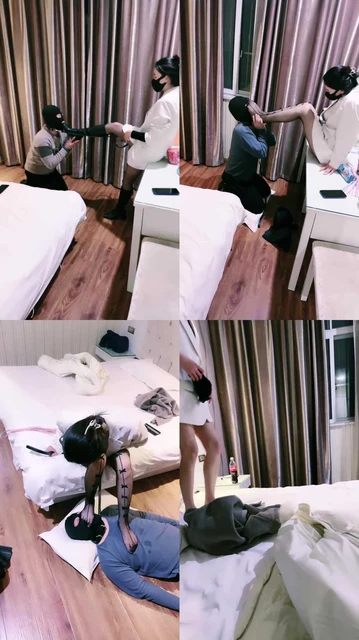 【靡兔】长靴网袜教训偷拍狗