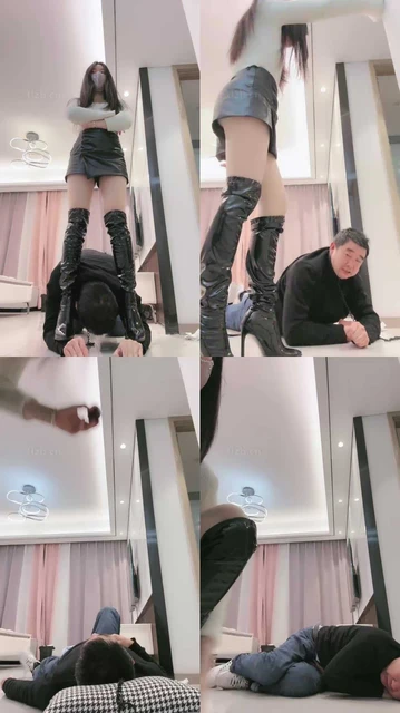 【月影儿】高跟全体重踩老狗/狠跺