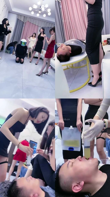 【麋鹿银儿】4S群调-高跟踩/暴力踢踹/口水吐满脸/灌圣水