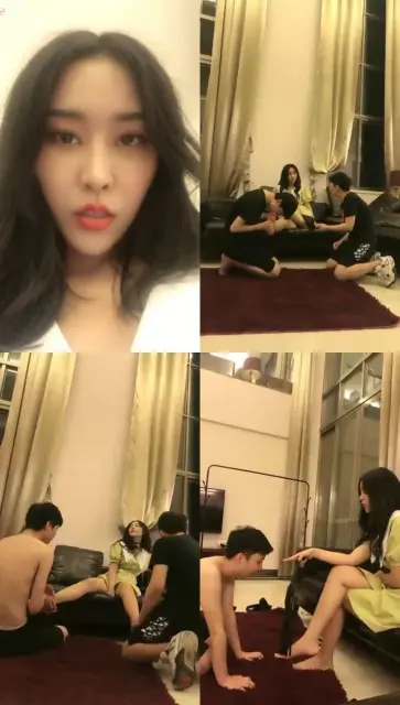 【夏芙】在朋友面前调教无地自容的贱狗 