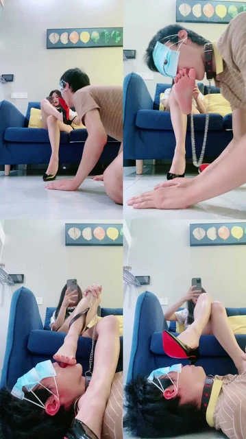 【甜一】OL装-高跟裸足狂舔