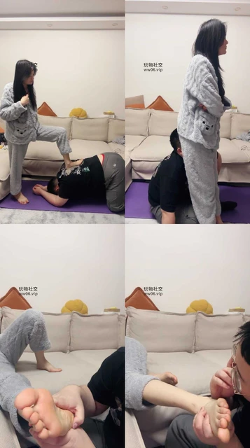 【埋汰】玉足踩踏恋足舔