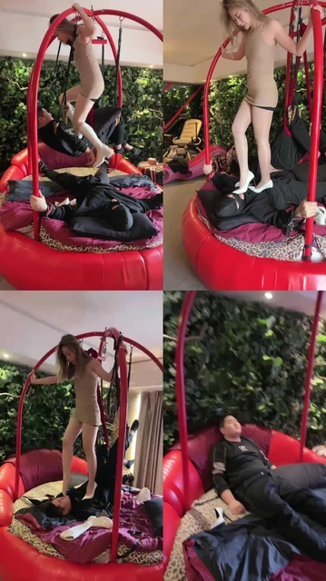 【二宝】惩罚跑骚狗-人体秋千/踩踏/深喉