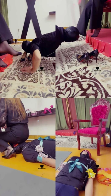 【魔鬼天使】白领S-黑丝蹂躏踩/反绑虐/坐脸窒息堵嘴【双视角版】