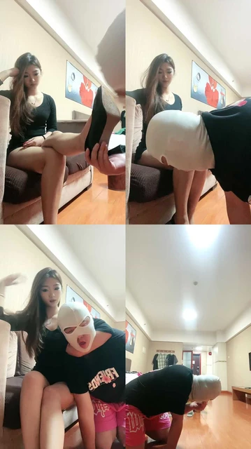 【苏苏】吮吸脚趾/清理脏鞋底/窒息/骑马