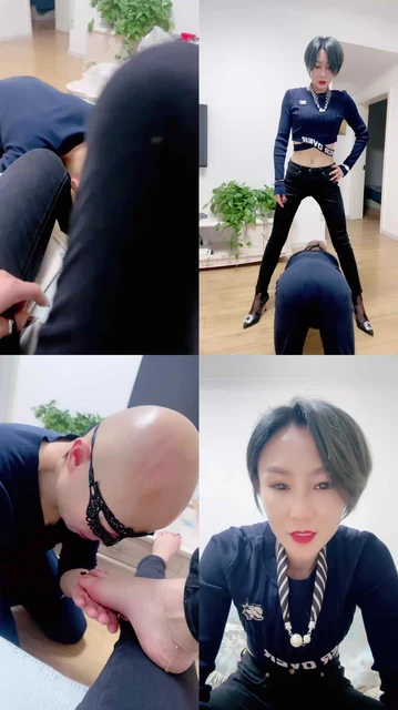 【霸主S】虐老狗-黑丝捂狗-全体重踩踏-吃口水-骑脖子
