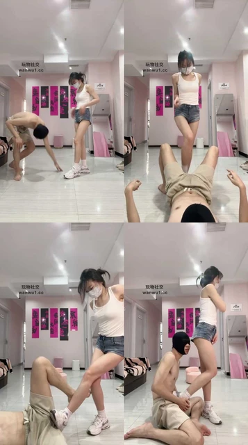 【狗哥】运动鞋白袜重度踢裆/踩踏