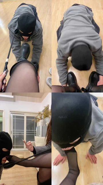 【芋芋】清理超脏短靴/闻臭袜/鞭打/插嘴