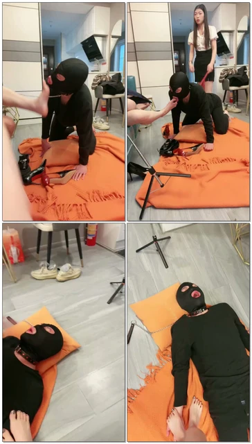 【00后倩妈S】倩妈和瑶瑶小主调教小狗狗了